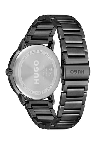 Stalen Quartz Horloge - Zwart