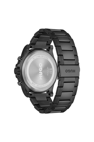 Orologio al quarzo in acciaio - Nero