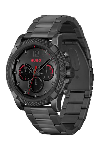 Orologio al quarzo in acciaio - Nero
