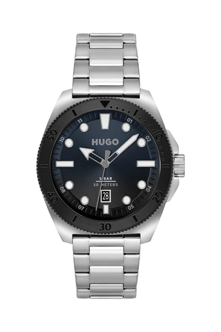 Orologio al quarzo in acciaio - Argentato