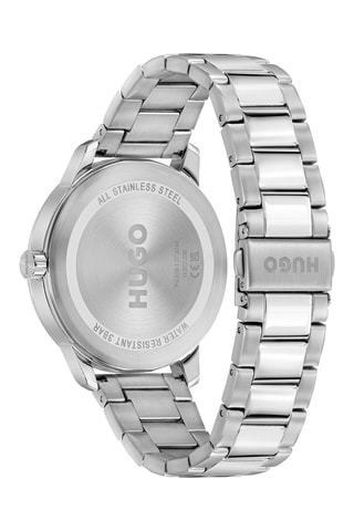 Orologio al quarzo in acciaio - Argentato