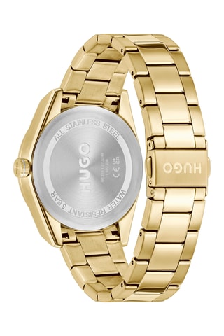 Orologio al quarzo placcato oro giallo - Tachimetro