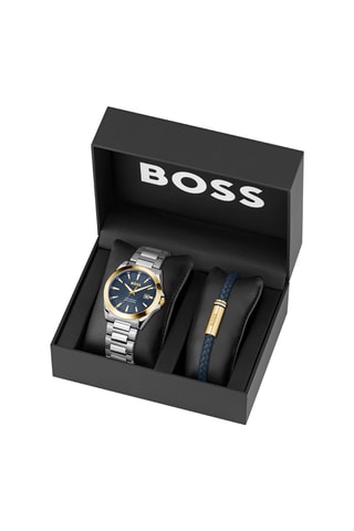 Orologio al quarzo in acciaio e bracciale - Argentato e dorato