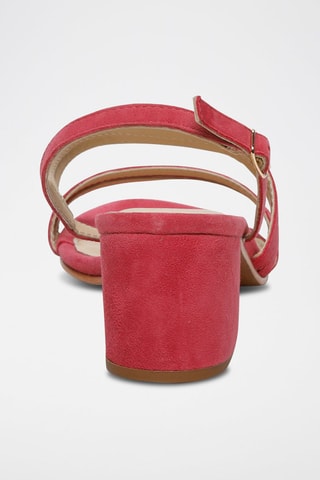 Sandálias de salto em nobuck Reeta - Rosa - Rosa