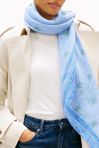 Foulard en lin - Ciel