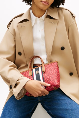 Sac à main en cuir - Rouge