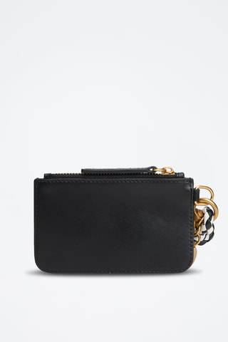 Porte-cartes en cuir - Noir