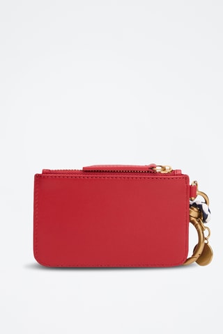 Porte-cartes en cuir - Rouge