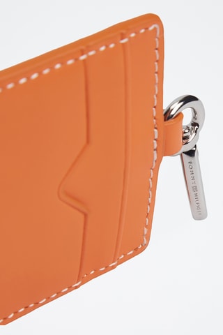 Porte-cartes en cuir - Orange