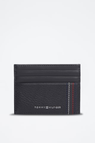 Porte-cartes en cuir - Bleu marine