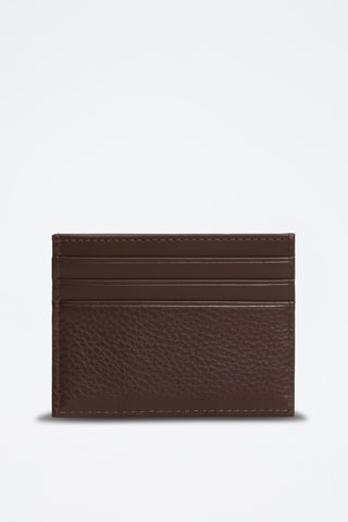 Porte-cartes en cuir - Marron