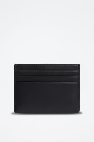 Porte-cartes en cuir - Noir