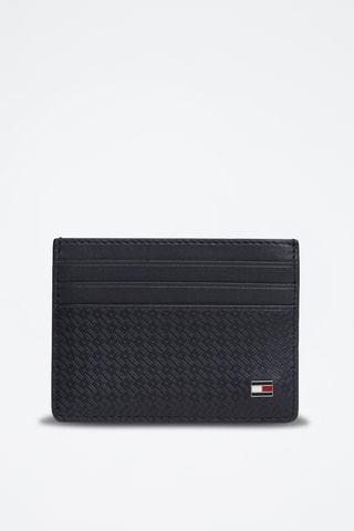 Porte-cartes en cuir - Bleu marine