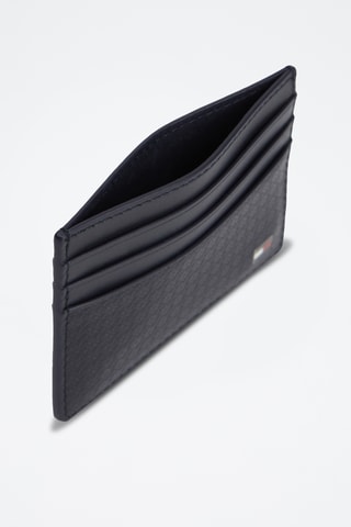Porte-cartes en cuir - Bleu marine