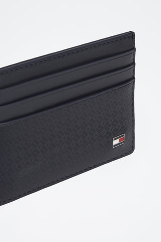 Porte-cartes en cuir - Bleu marine