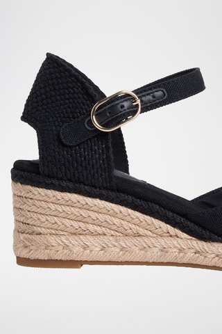 Espadrilles compensées - Noir