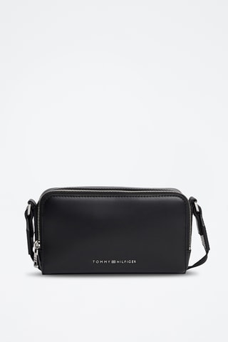 Sac bandoulière en cuir - Noir