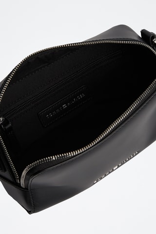 Sac bandoulière en cuir - Noir