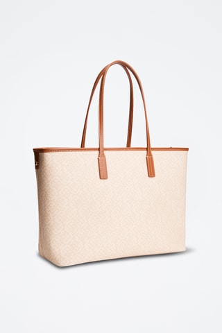 Cabas en cuir - Beige