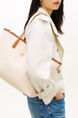 Cabas en cuir - Beige