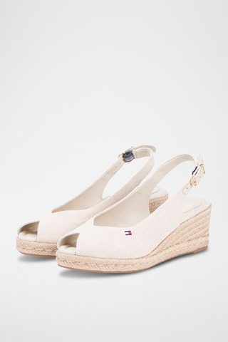 Sandales compensées - Beige