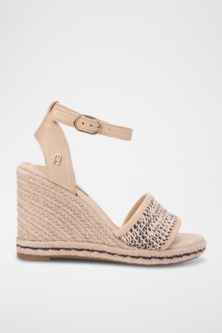 Sandales compensées - Beige