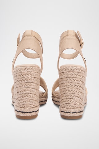Sandales compensées - Beige