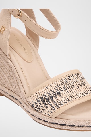 Sandales compensées - Beige