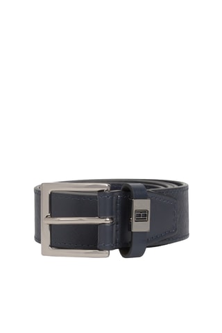 Ceinture en cuir - Bleu marine