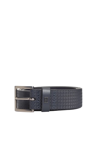 Ceinture en cuir - Bleu marine