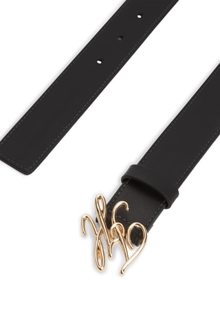 Ceinture en cuir - Noir