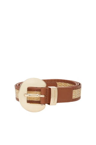 Ceinture en cuir - Beige
