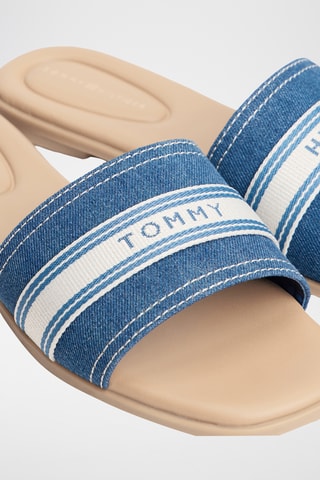 Mules en jean - Bleu cobalt