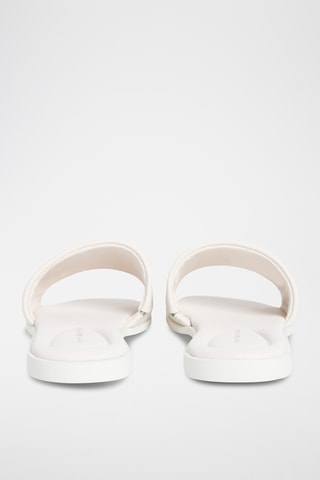 Mules en cuir nappa - Beige clair