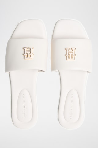 Mules en cuir nappa - Beige clair