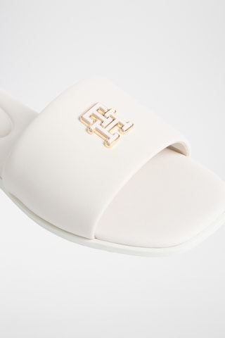 Mules en cuir nappa - Beige clair
