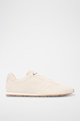 Baskets en nubuck - Beige clair