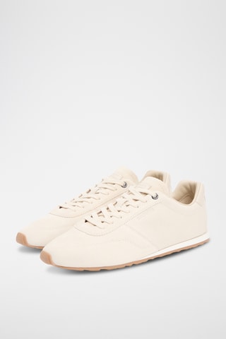 Baskets en nubuck - Beige clair