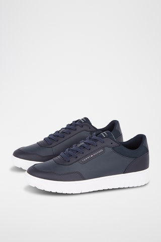 Baskets en cuir - Bleu foncé