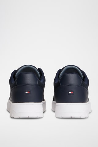 Baskets en cuir - Bleu foncé