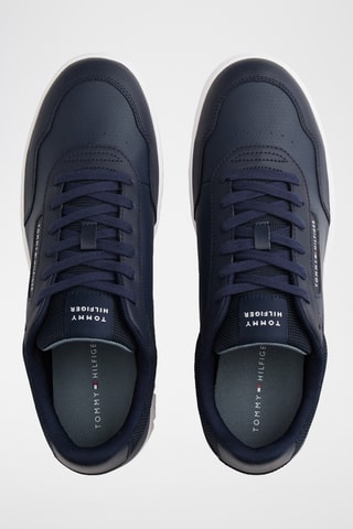 Baskets en cuir - Bleu foncé
