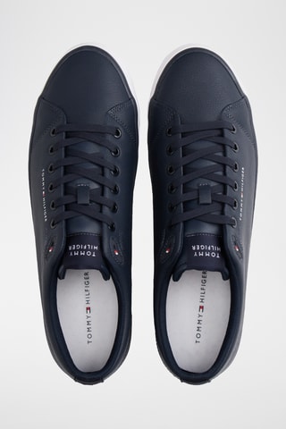 Baskets en cuir - Bleu foncé