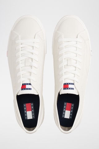Baskets en cuir nappa - Blanc