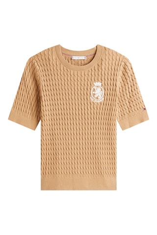 Pull en coton biologique - Marron clair