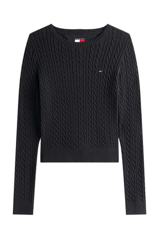 Pull en coton biologique - Noir