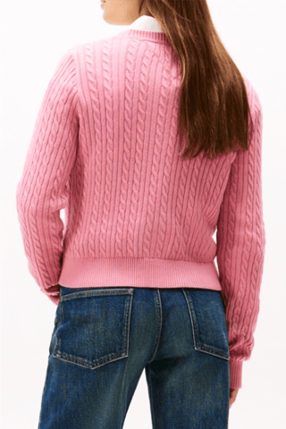 Pull en coton biologique - Rose