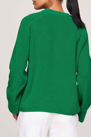 Pull en coton biologique - Vert