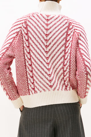Pull en laine - Rouge