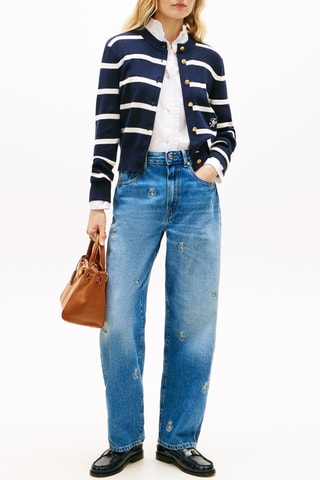 Gilet en coton biologique - Bleu marine