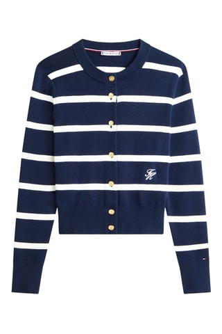Gilet en coton biologique - Bleu marine